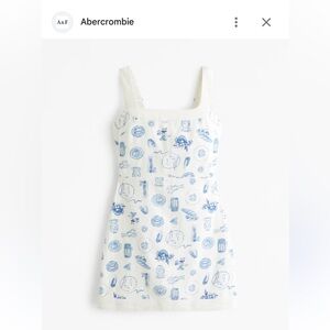 Abercrombie Blue and White Dress